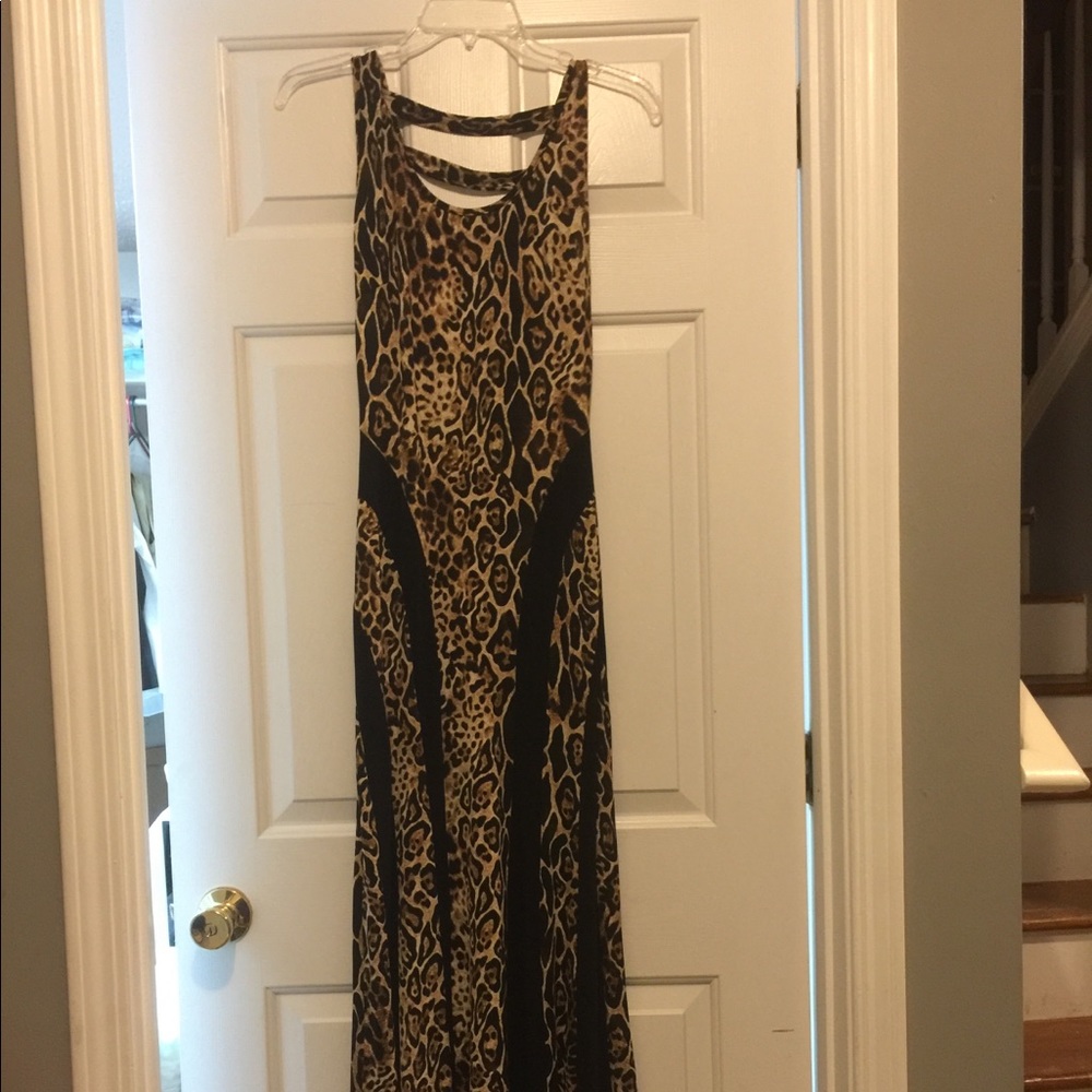 🐆Elegant Leopard Patterned Evening Dress🐆